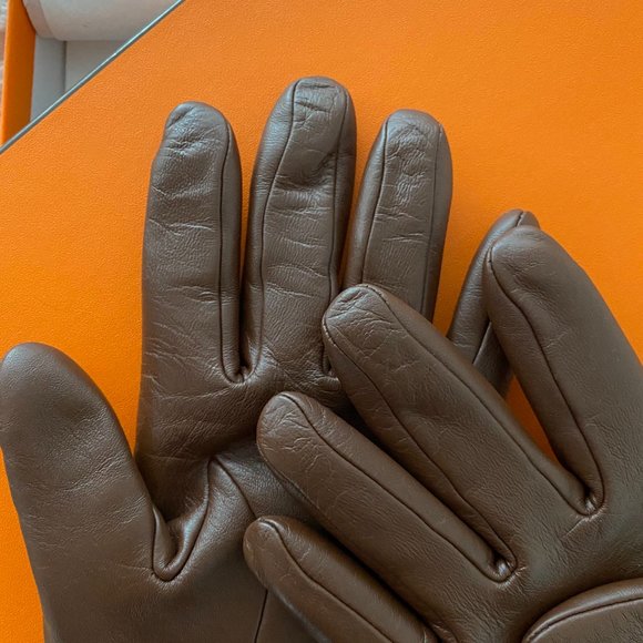 HERMES Leather Gloves - Picture 9 of 10
